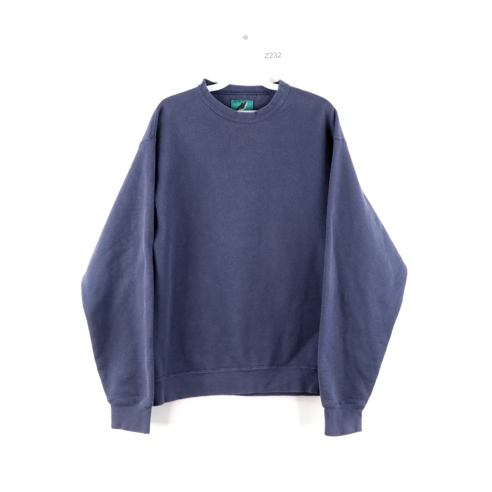 Vintage 90s Streetwear Crewneck Sweatshirt Blue